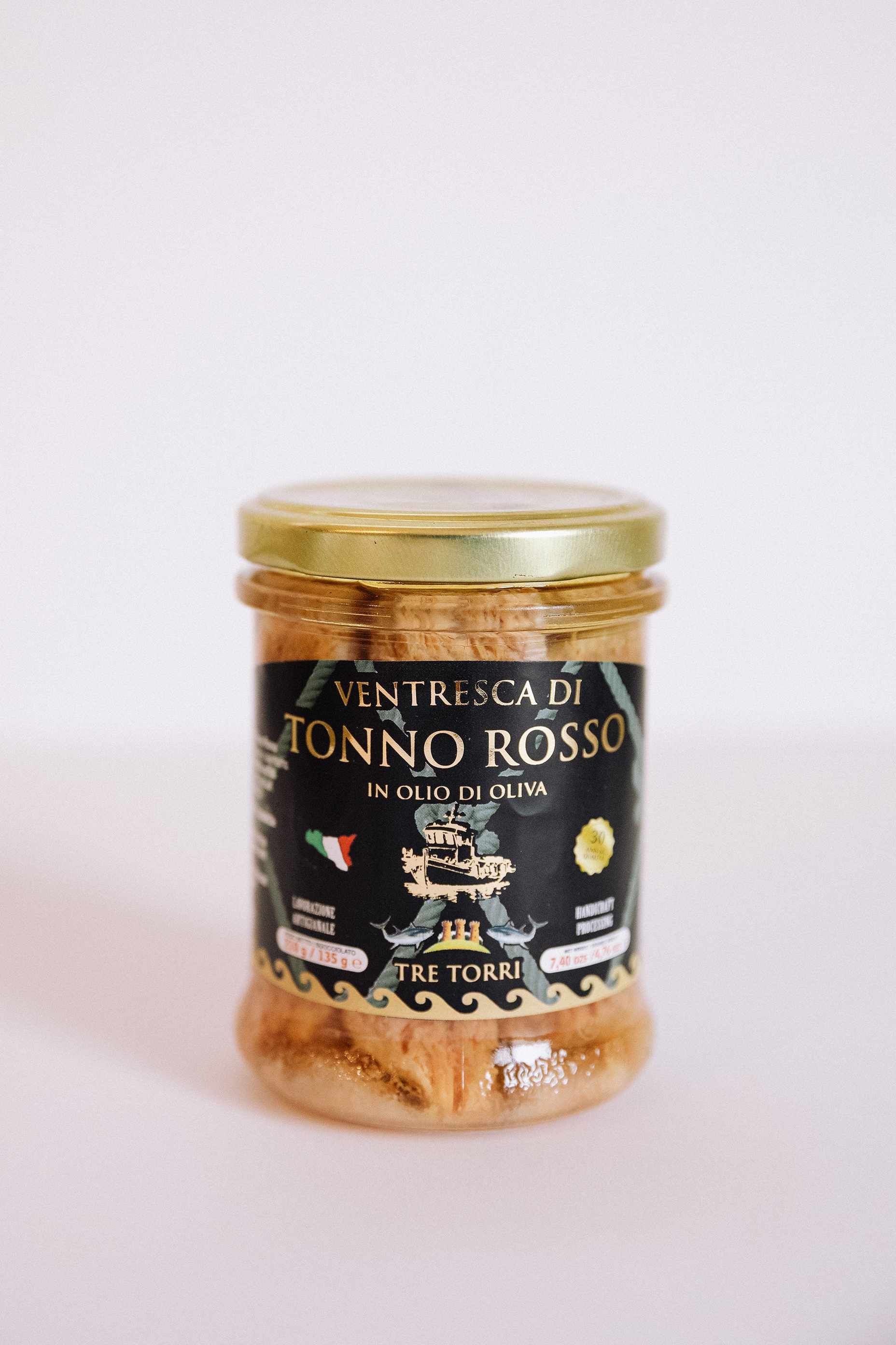 Ventresca di tonno rosso in olio d'oliva 