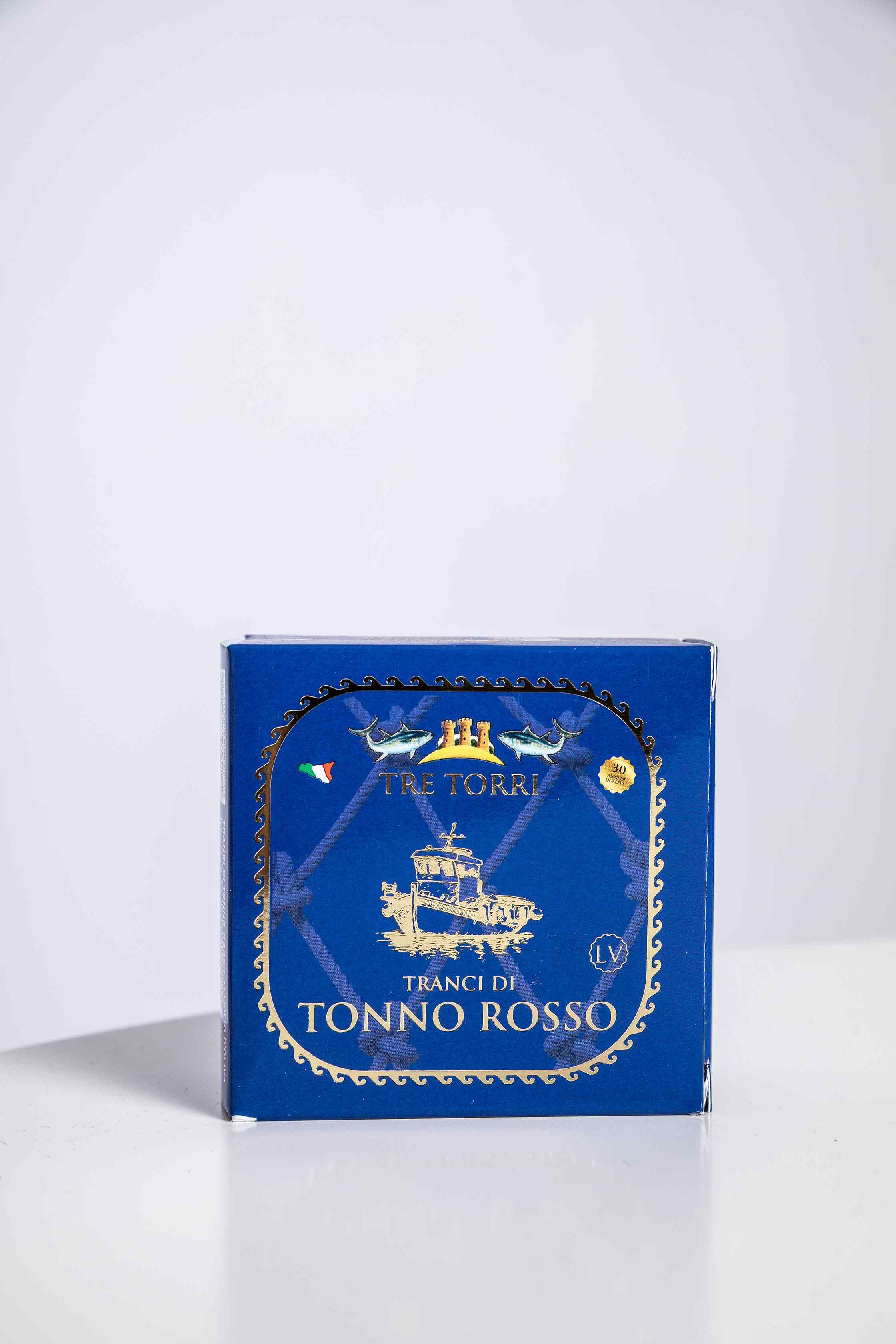 Tranci di tonno rosso in olio d'oliva g. 160 