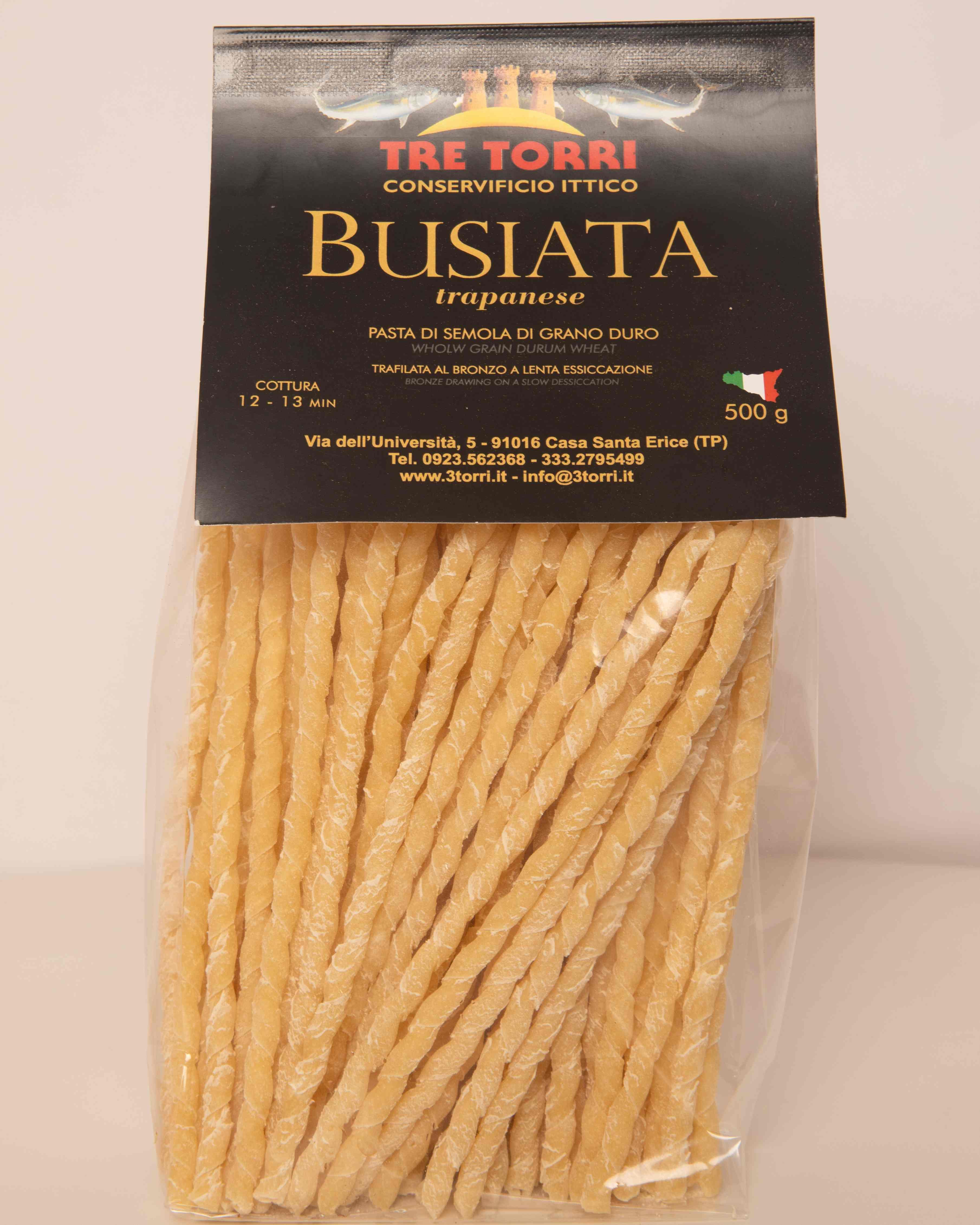 Busiata trapanese lunga g. 500 