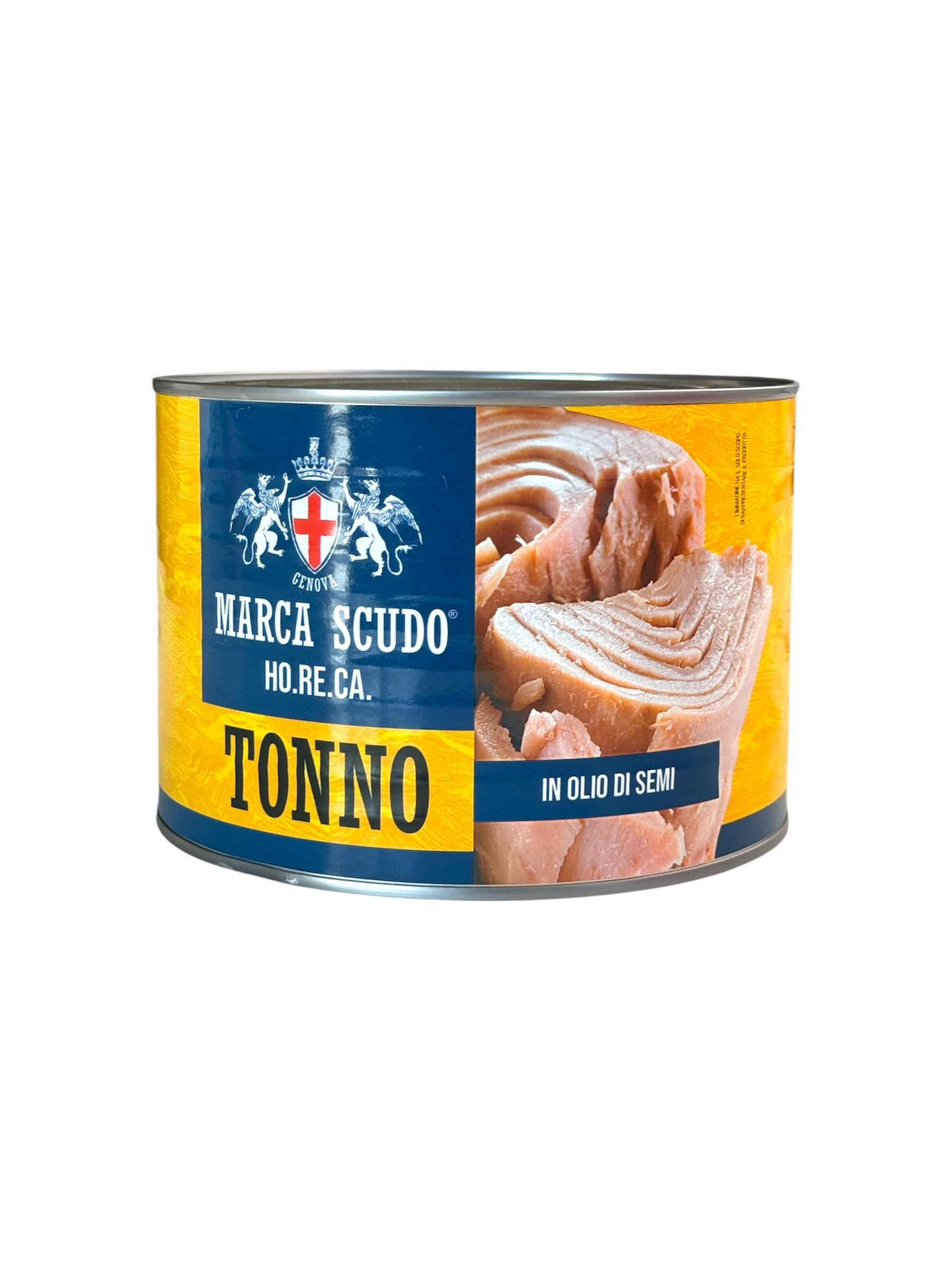 Tranci di tonno in olio di semi 
