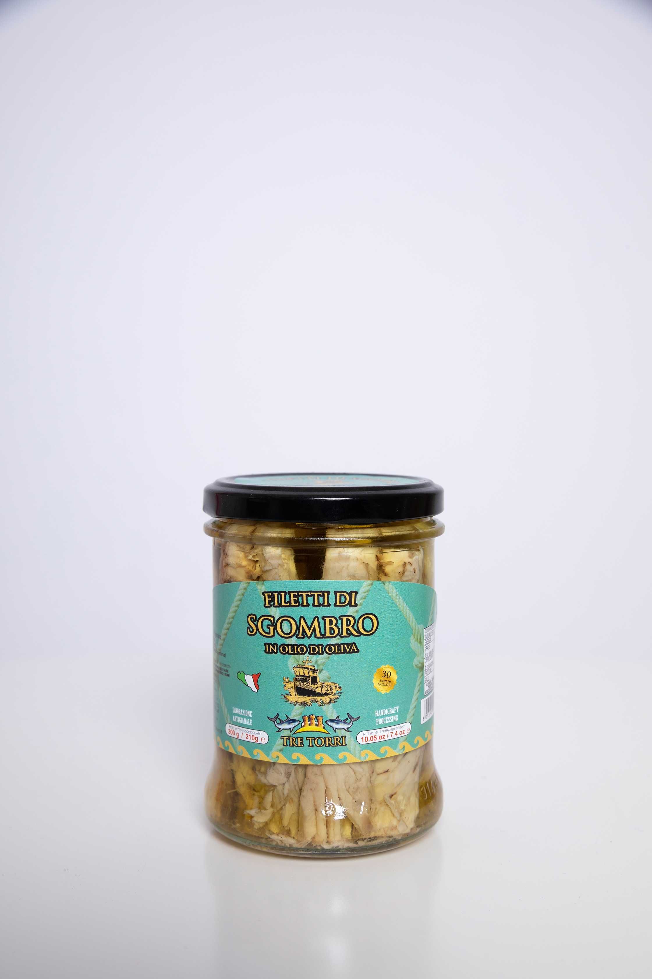 Filetti di sgombro in olio d'oliva 