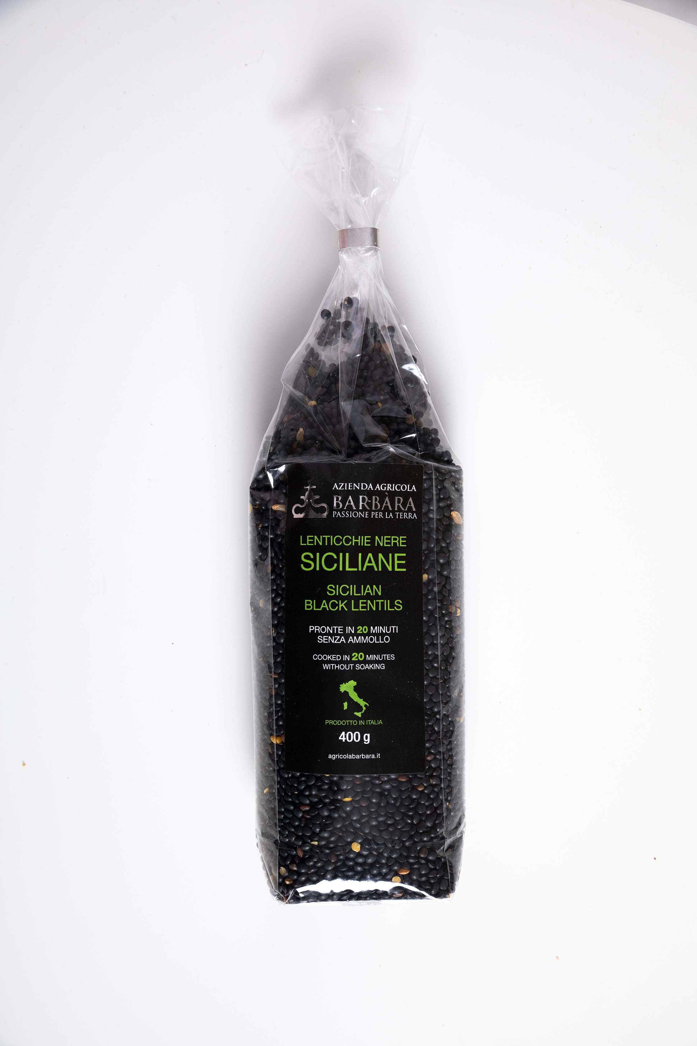 Lenticchie nere siciliane 