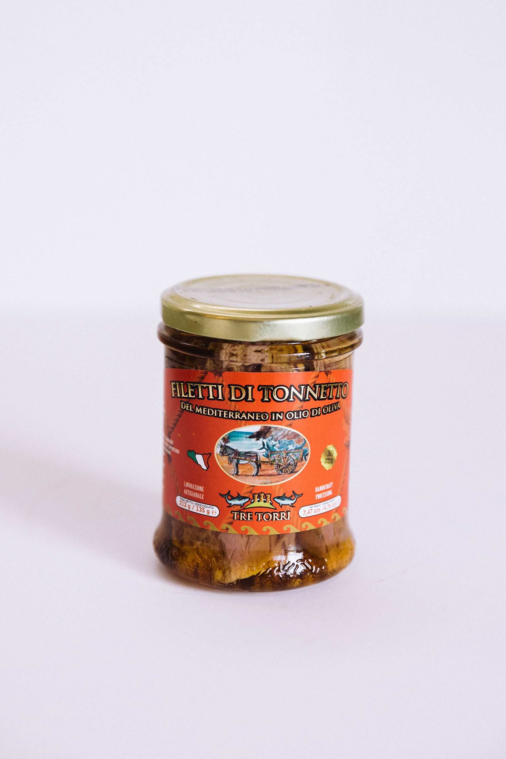 Filetti di tonnetto in olio d'oliva 