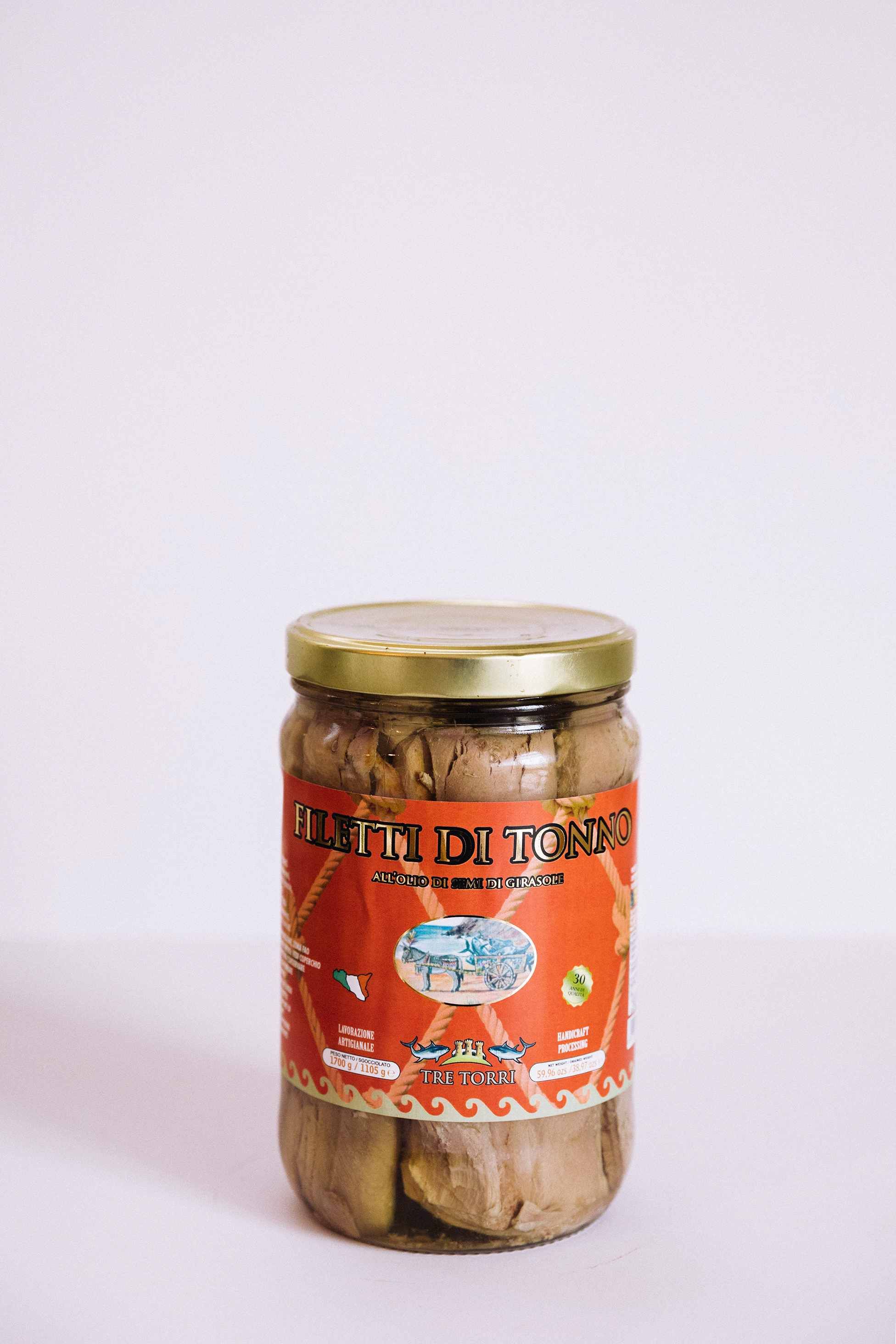 Filetti di tonnetto da kg. 1700 