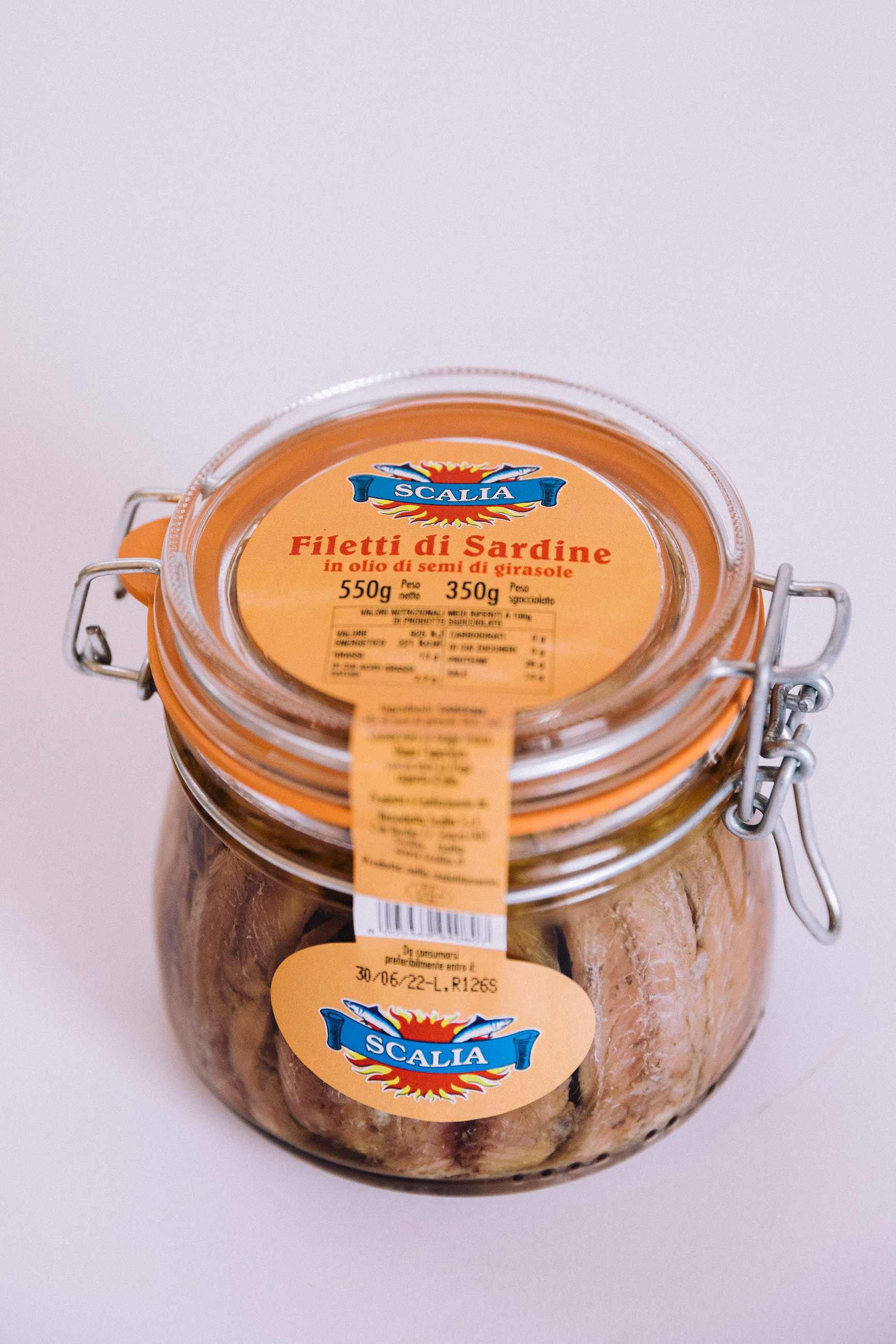 Filetti di sardine da g. 550 