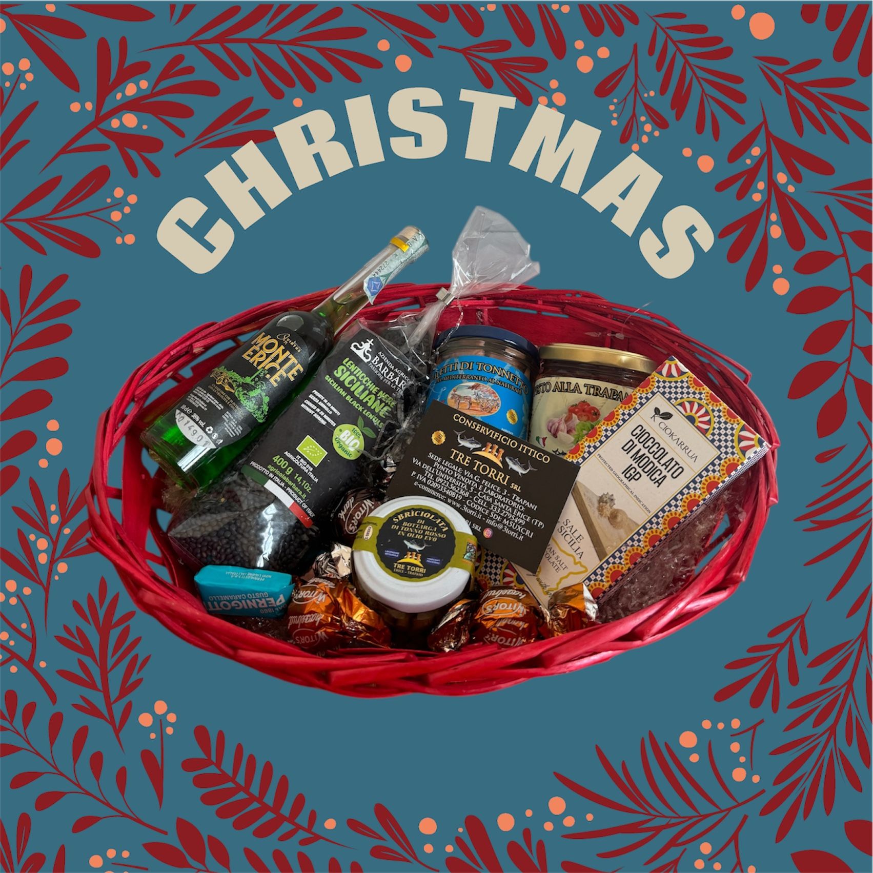 Cesto "Sicilia in tavola" 